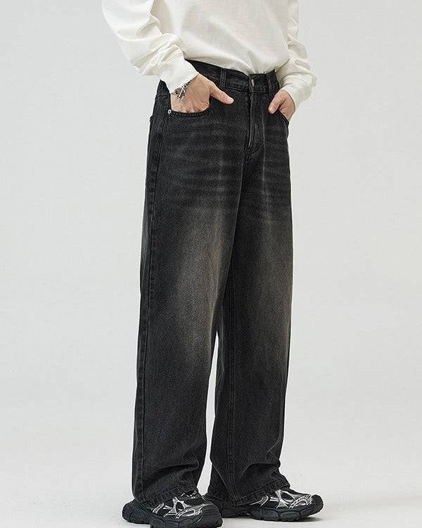Solen Washed Straight Jeans