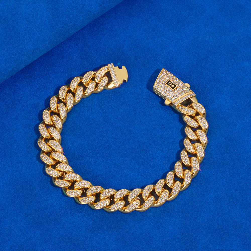 Signature Cuban Link Diamond Bracelet