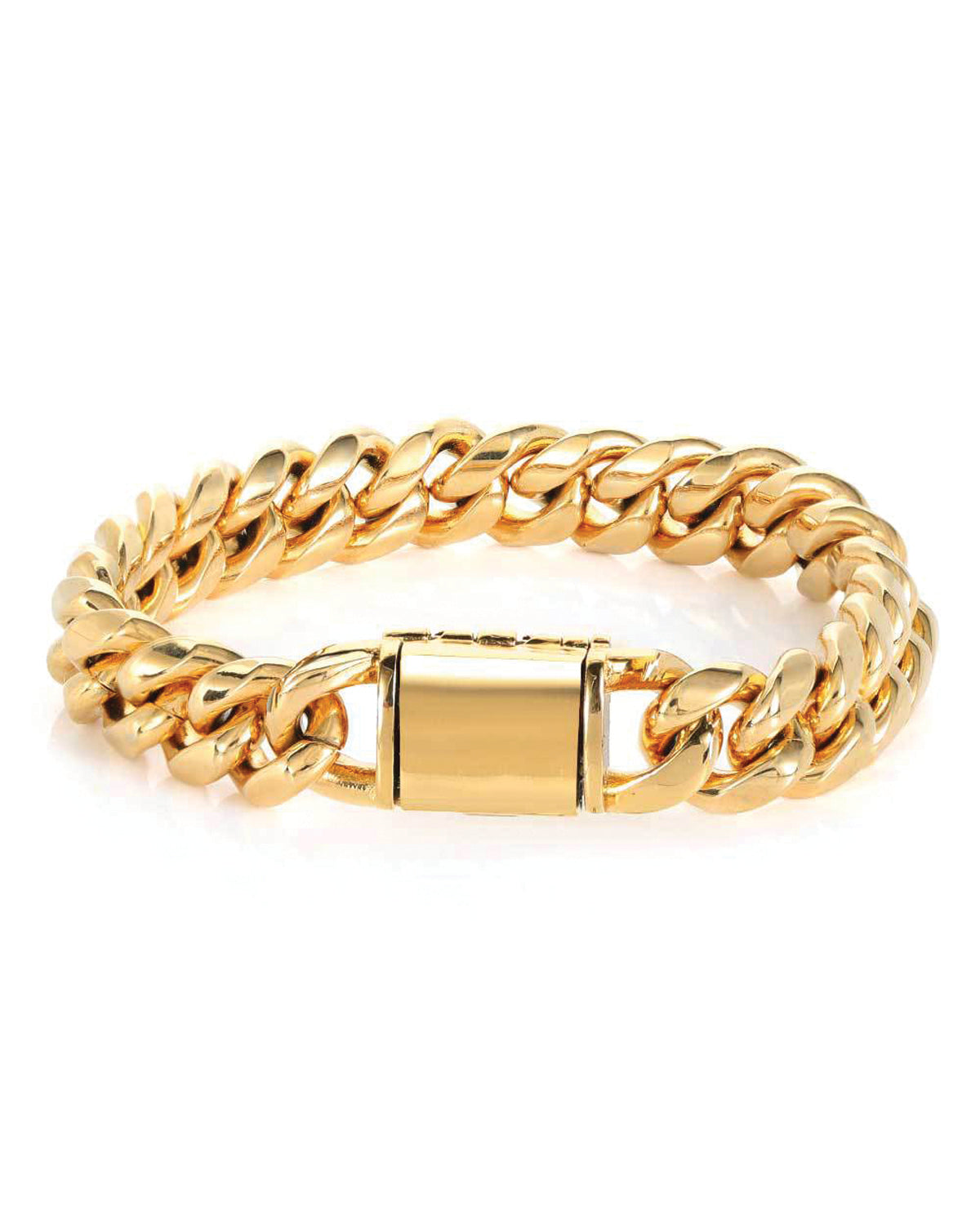Signature Polished Cuban Link Bracelet