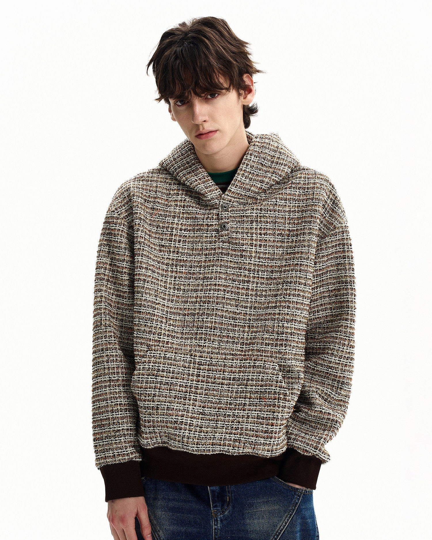 Premium Knit Hooded Sweater