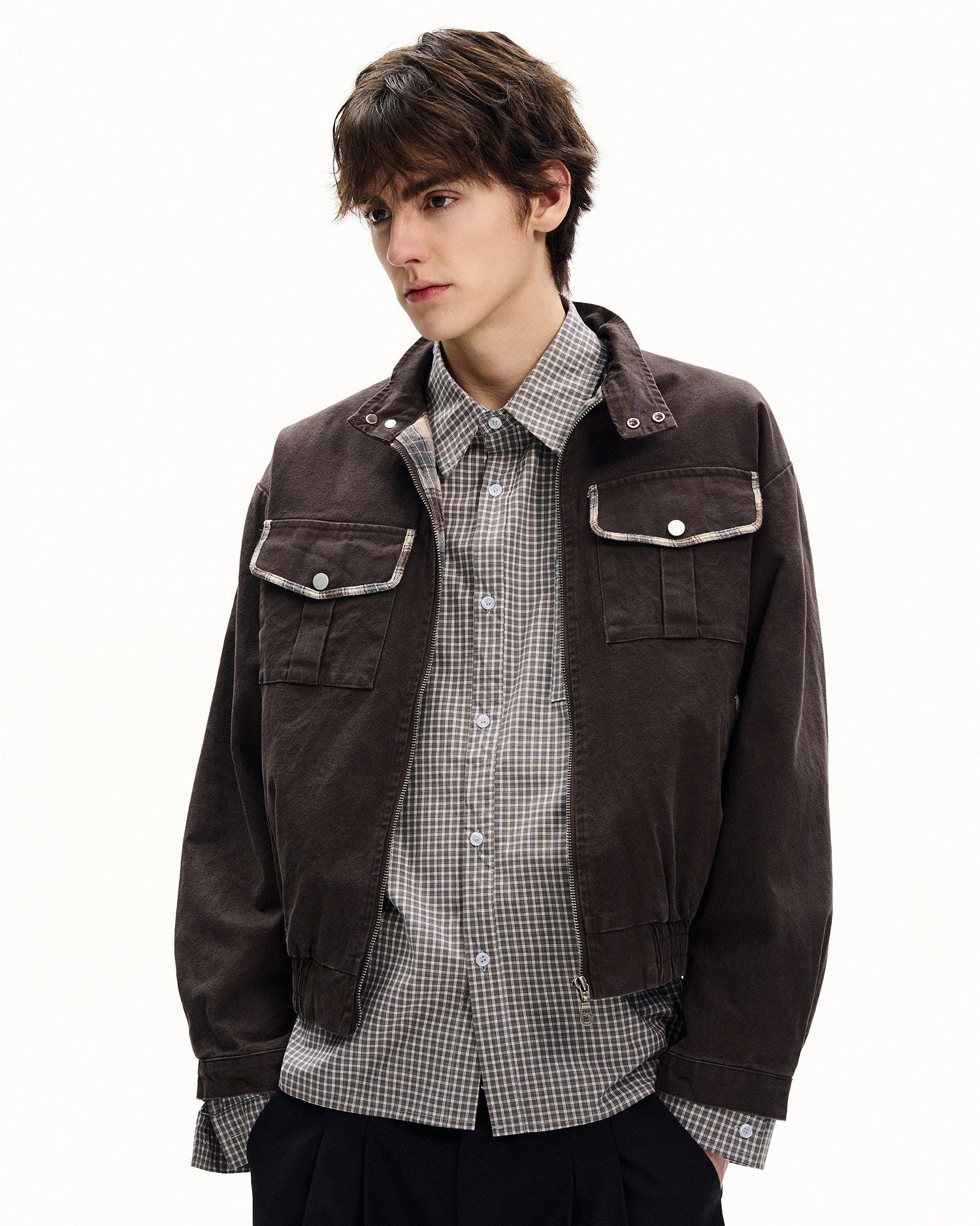 Refined Cotton Work Jacket