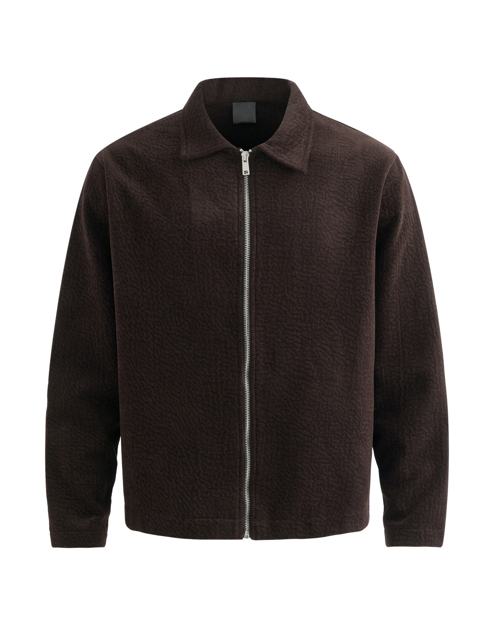 Refined Textured Casual Jacket