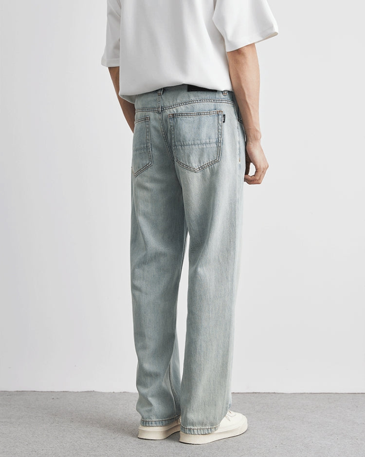 Cloud Wash Relaxed Jeans