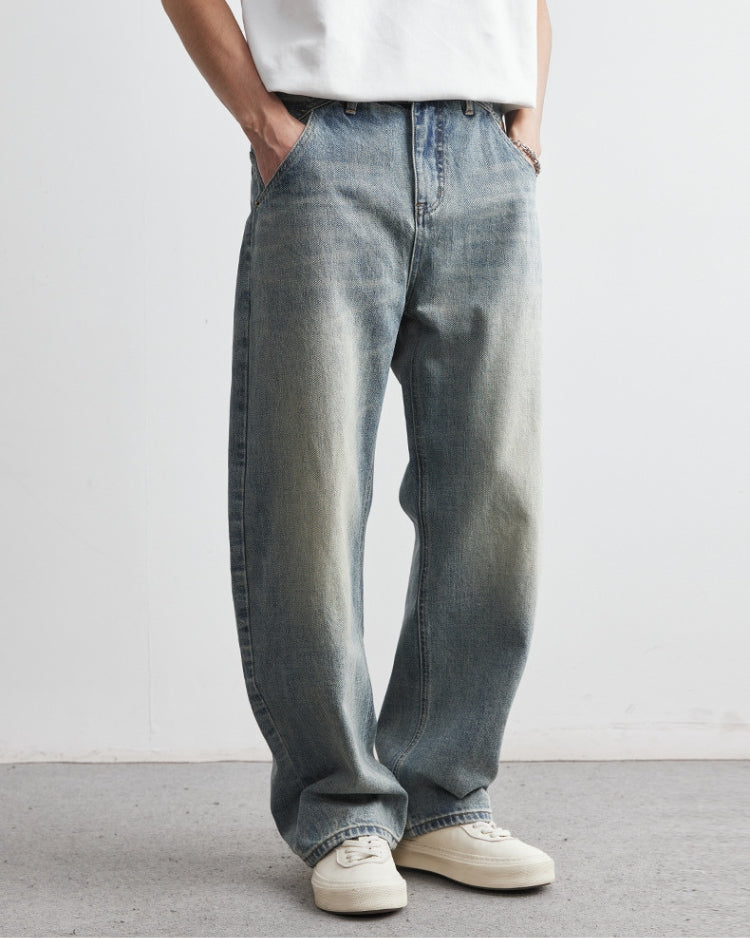 Heritage Fade Wide-Leg Jeans