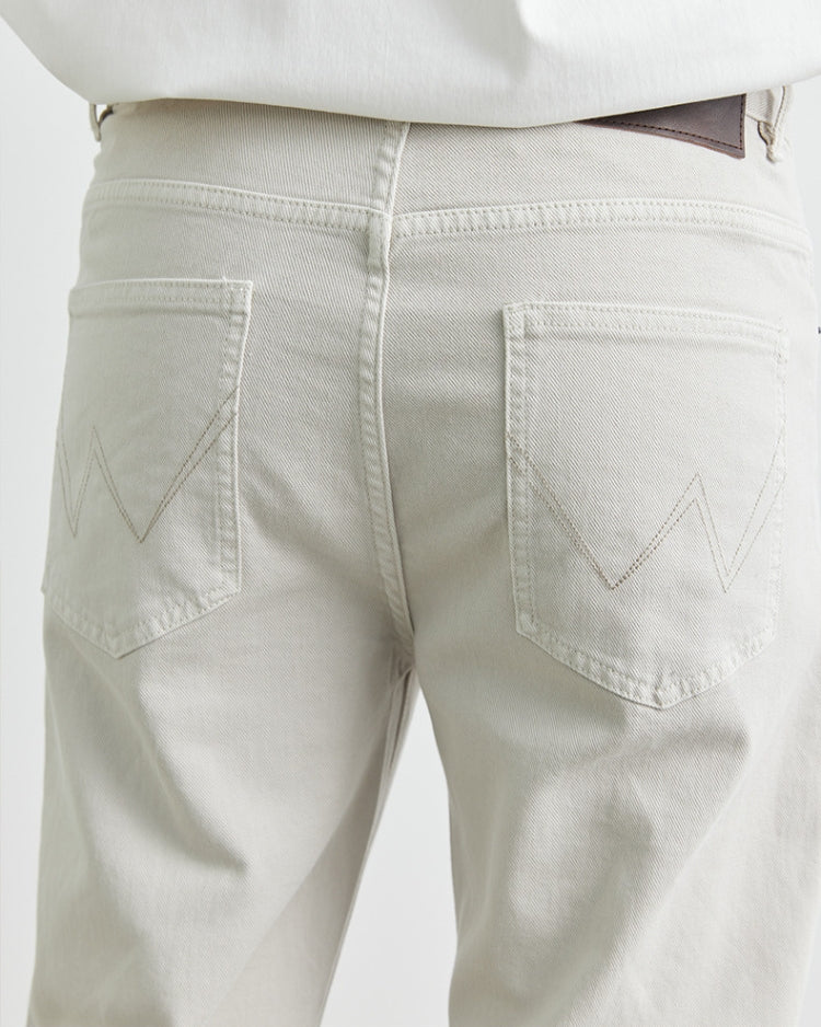 Soft Sand Straight Denim Jeans