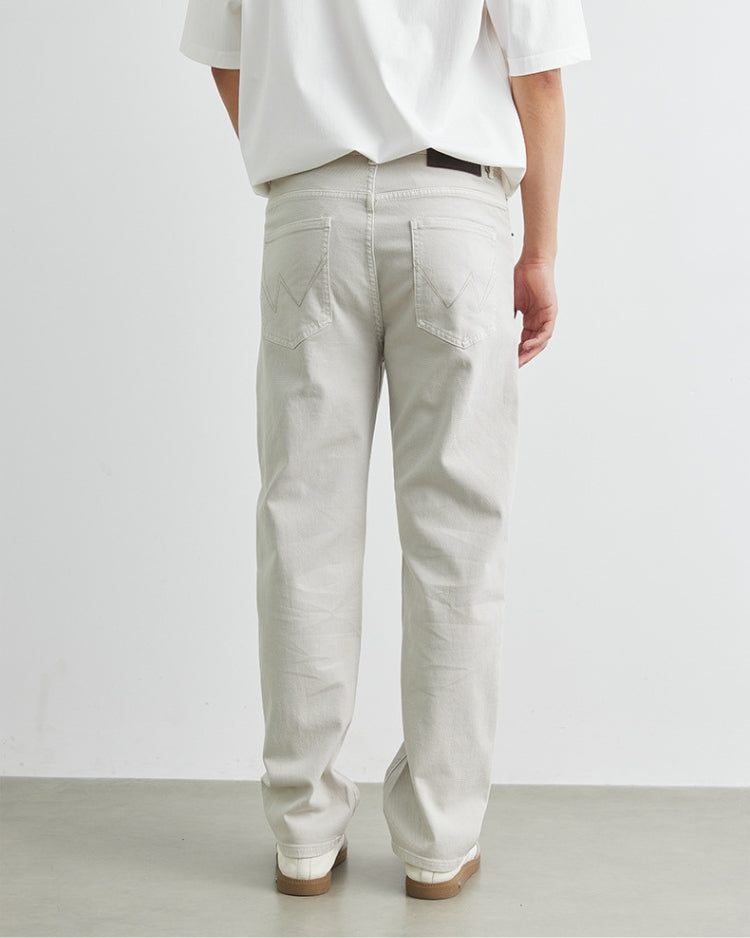 Soft Sand Straight Denim Jeans