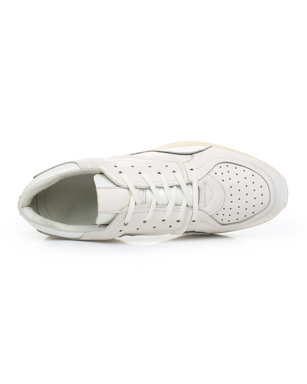 Genuine Leather Retro Casual Sneakers