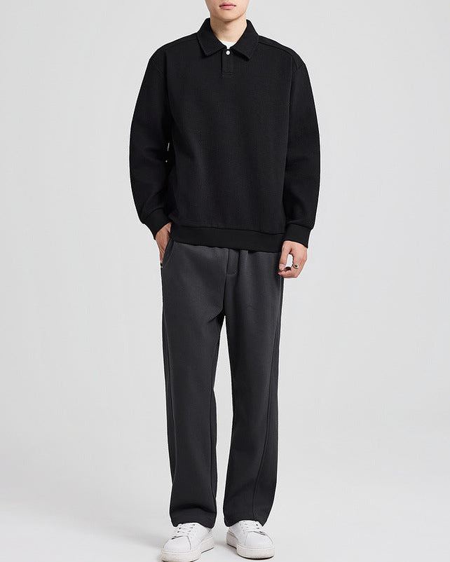 The Sutherland Jacquard Polo Sweater