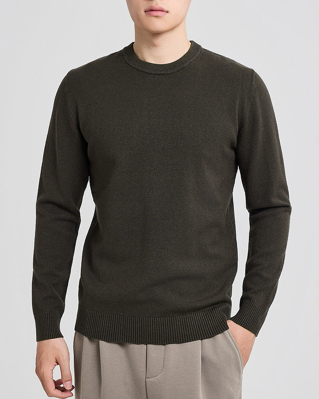 The Mercer Tencel-Wool Crewneck Sweater