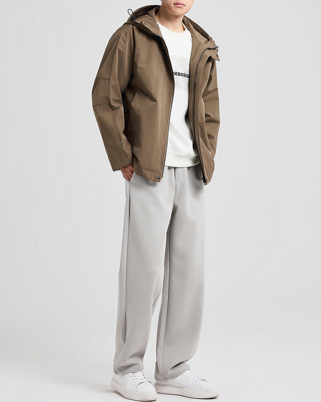 The Airford Double Placket Hooded Jacket