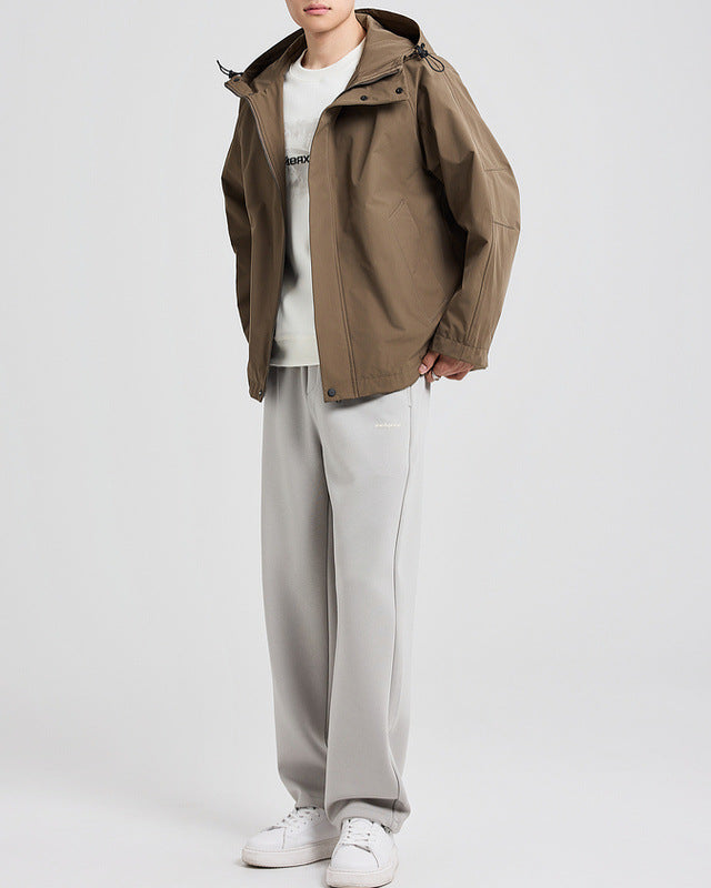 The Airford Double Placket Hooded Jacket