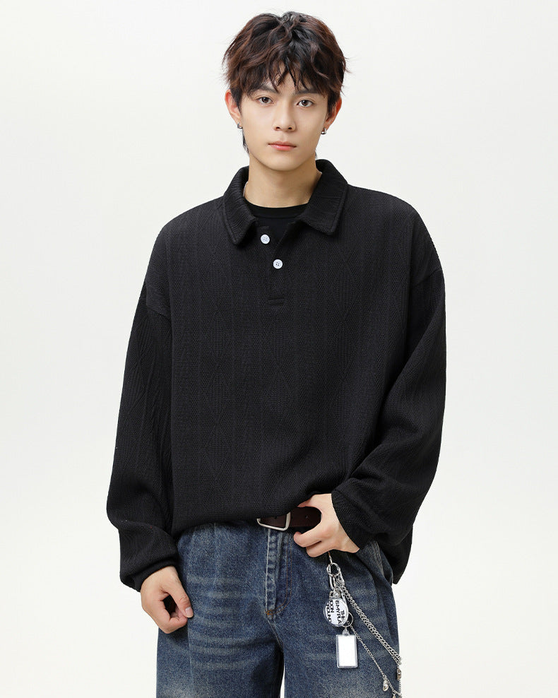 The Heritage Jacquard Polo Sweater