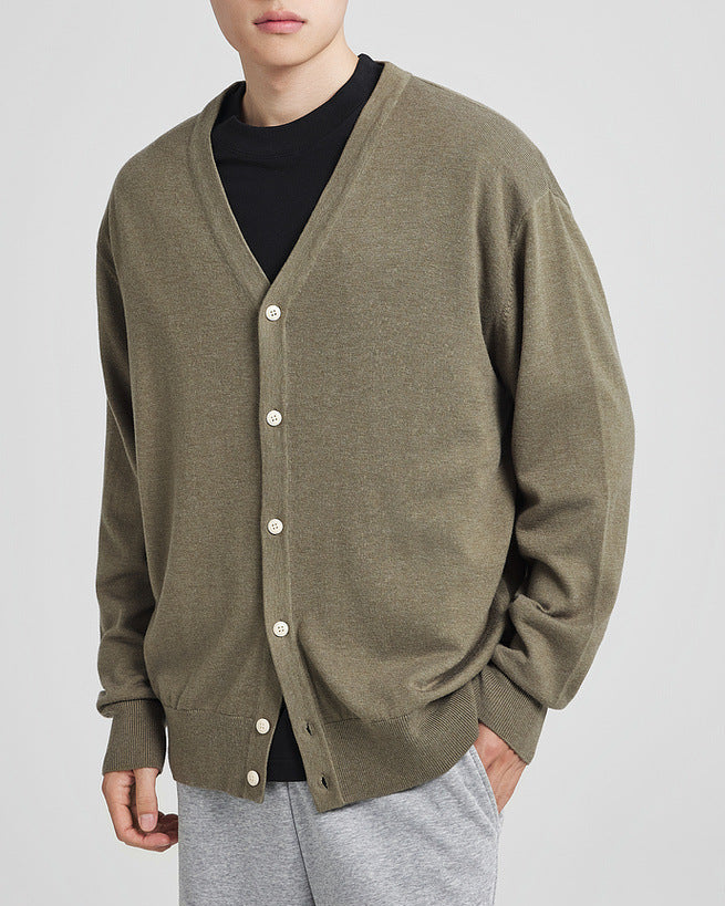 The Wool Blend V-Neck Cardigan