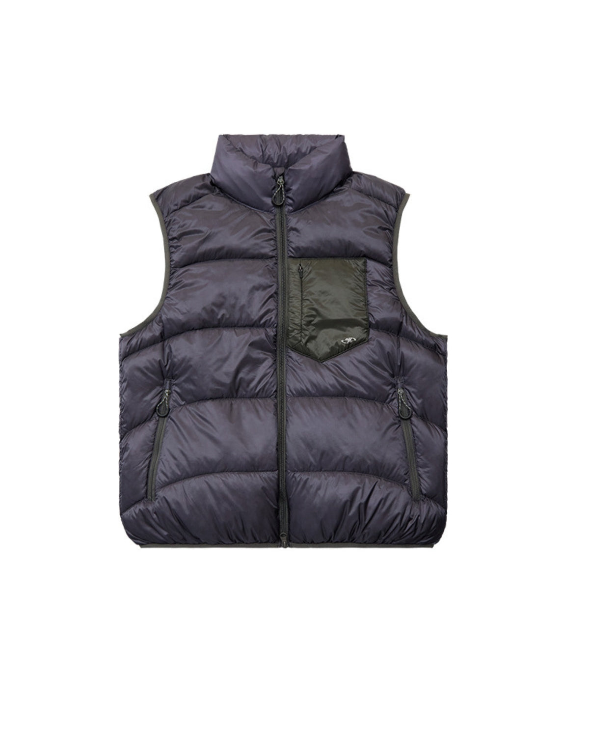 Contrast Pocket Puffer Vest