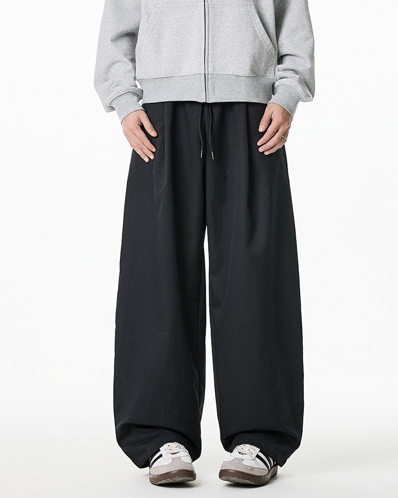 The Japanese-Style Pleated Casual Pants