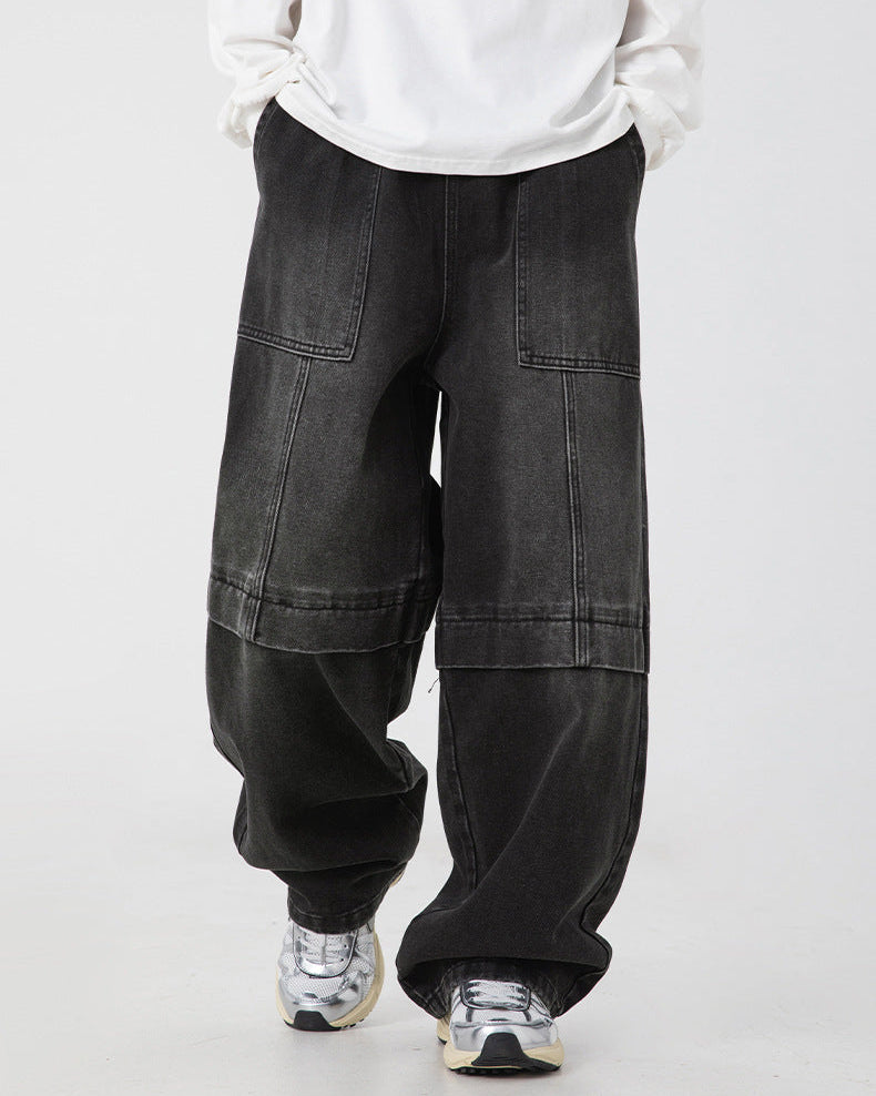 The Split Hem Structure Jeans