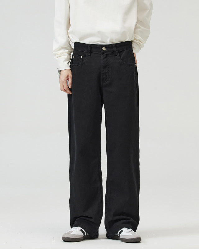 Lumen Drape Wide-Leg Jeans