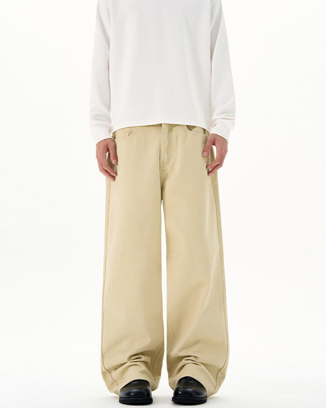 Lumen Drape Wide-Leg Jeans
