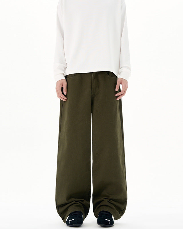 Lumen Drape Wide-Leg Jeans