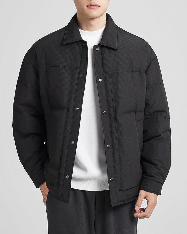 The Winter Plaid Luxe Jacquard Down Jacket