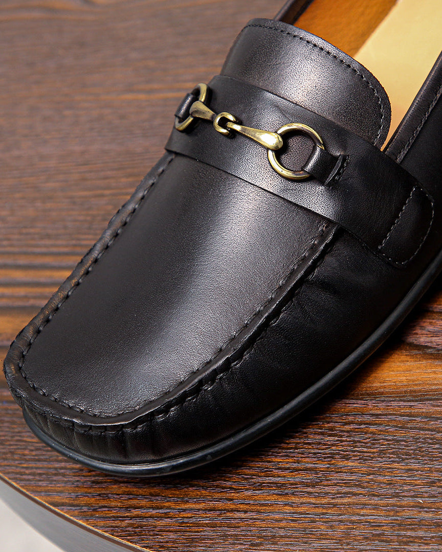 The Bit Loafers – Black Calfskin