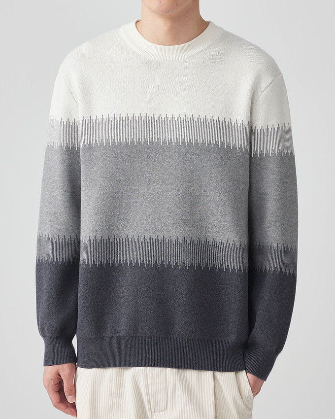 Color-Block CrewNeck Sweater