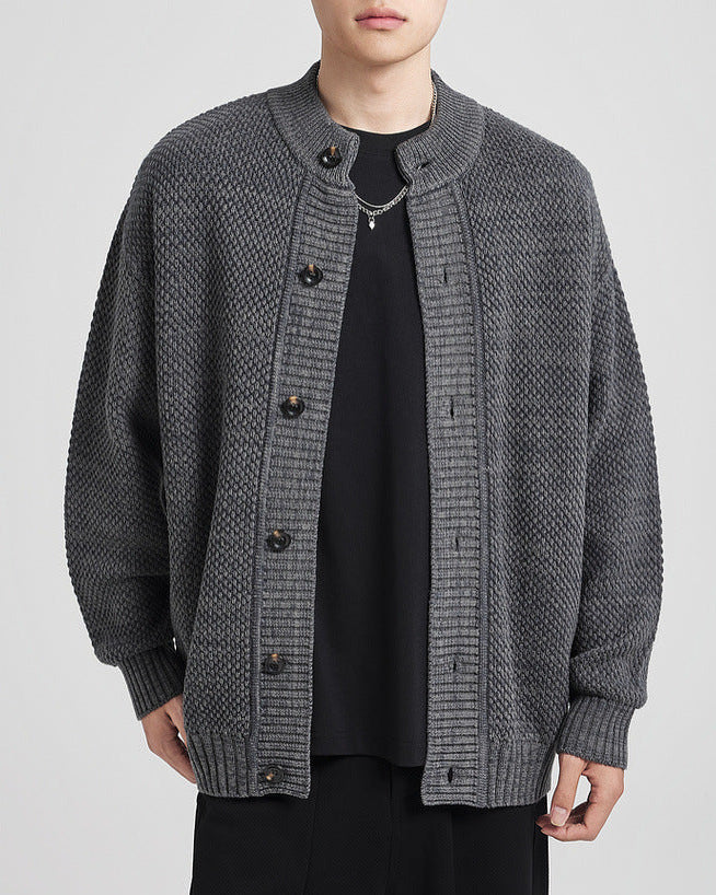 The Pineapple Jacquard Knit Cardigan