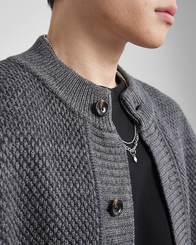 The Pineapple Jacquard Knit Cardigan
