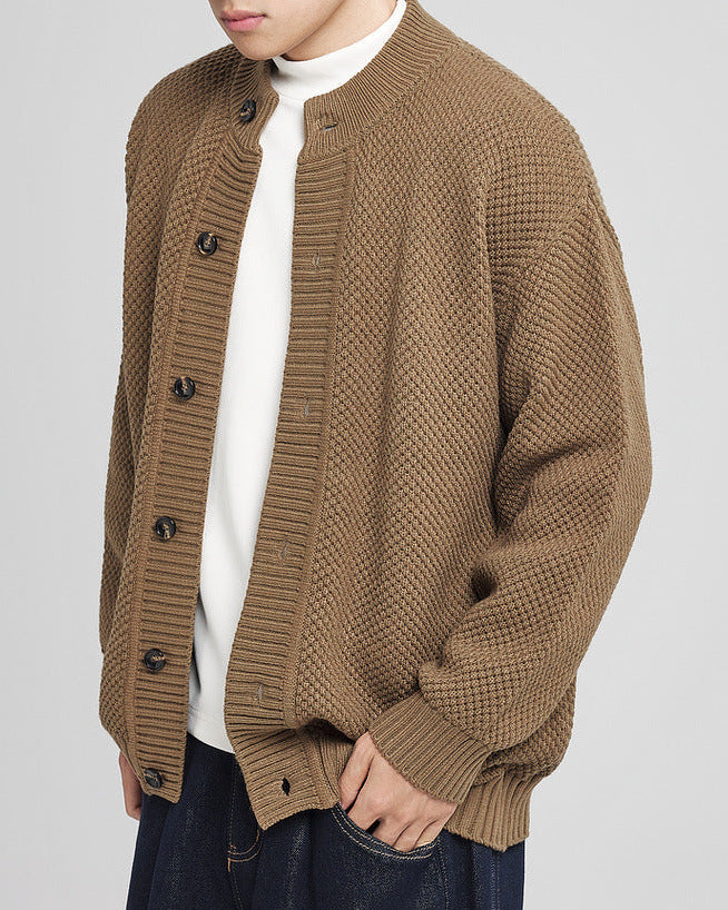 The Pineapple Jacquard Knit Cardigan