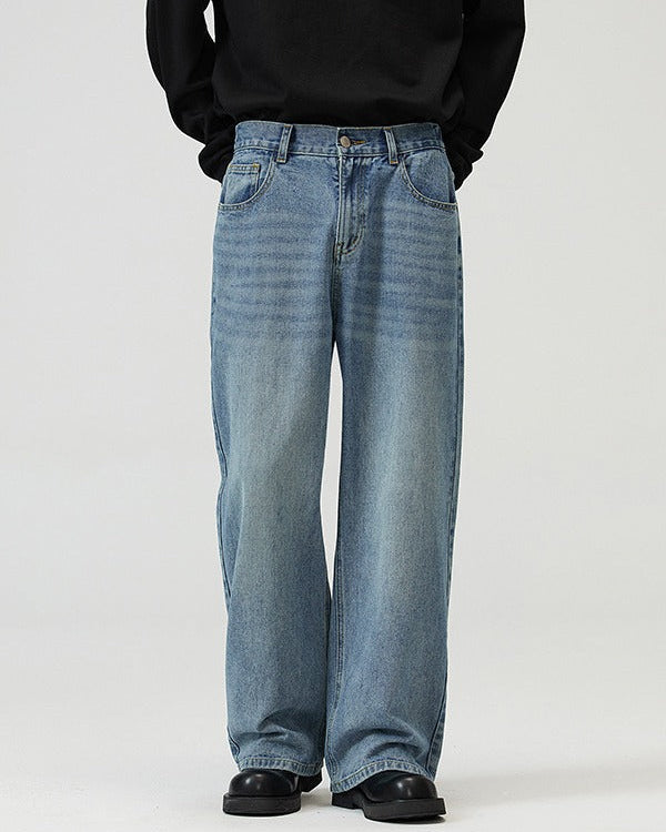 Solen Washed Straight Jeans