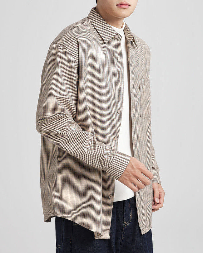 The Carbon Brushed Plaid Shirt