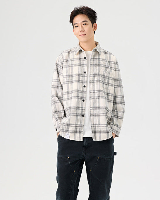The Harborwood Checked Long Sleeve Overshirt
