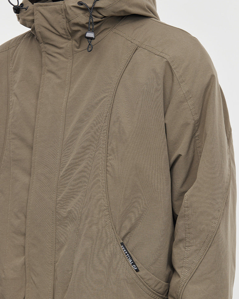 The Hartsell Hooded Cargo Down Jacket