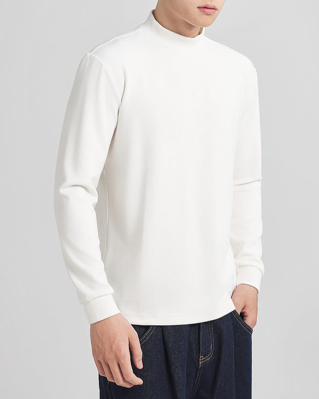 Fleece Semi-Turtleneck Base Sweater