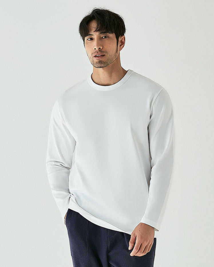 The Light Luxury Pima Cotton Long Sleeve T-Shirt