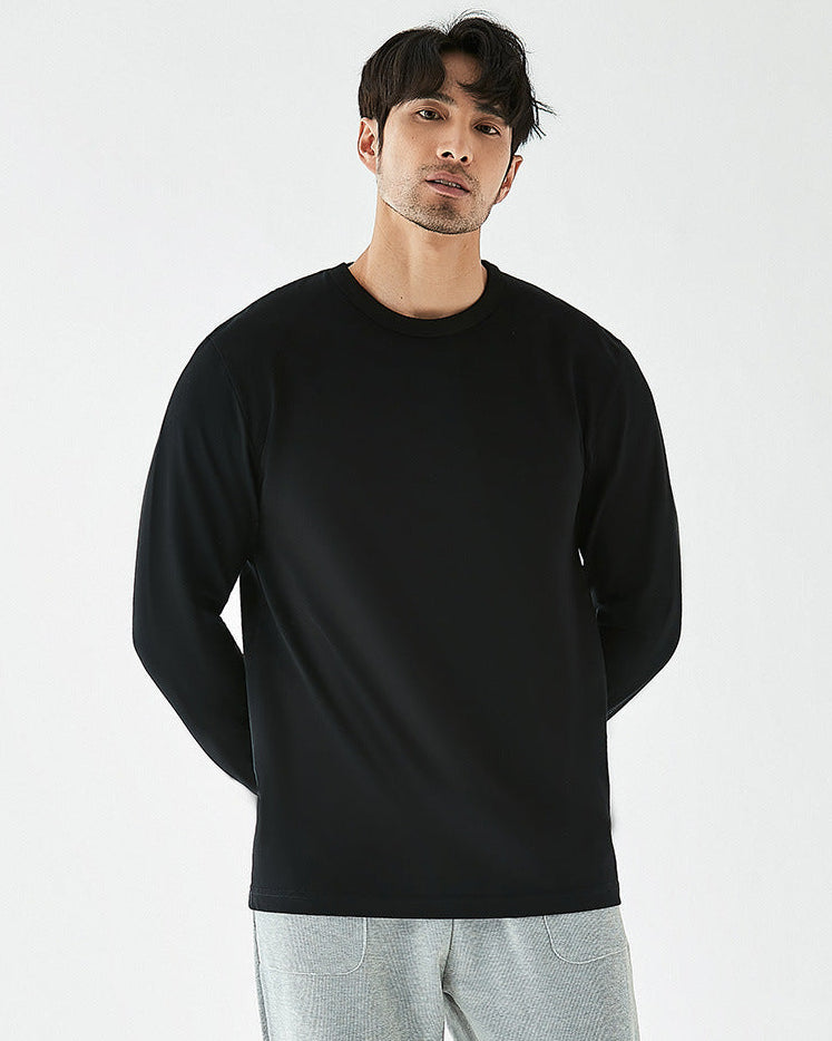 The Light Luxury Pima Cotton Long Sleeve T-Shirt