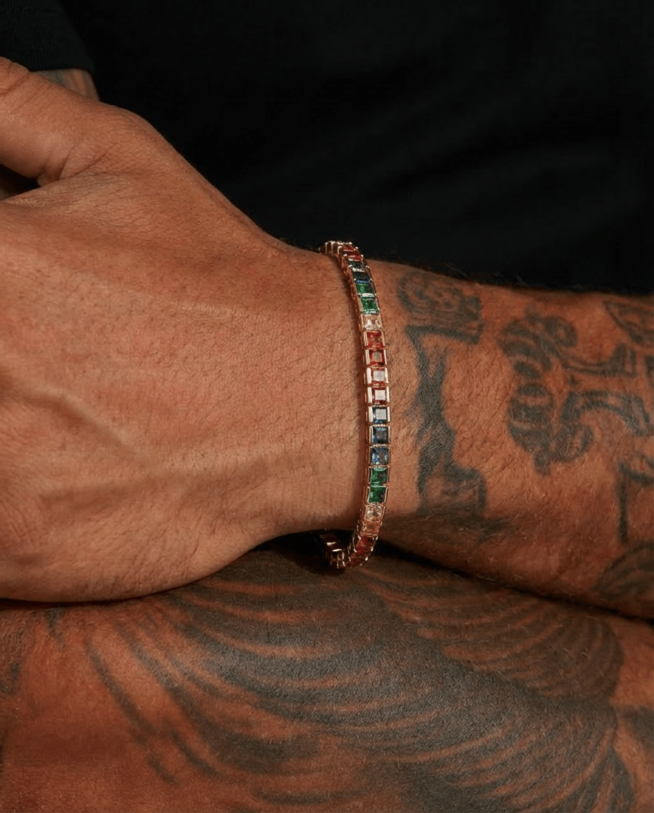 Multi Color Tennis Bracelet