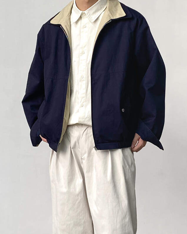 Clean Fit Cotton Zip Jacket