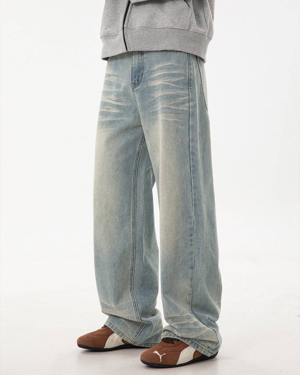 The  Whisper Wash Straight Jeans