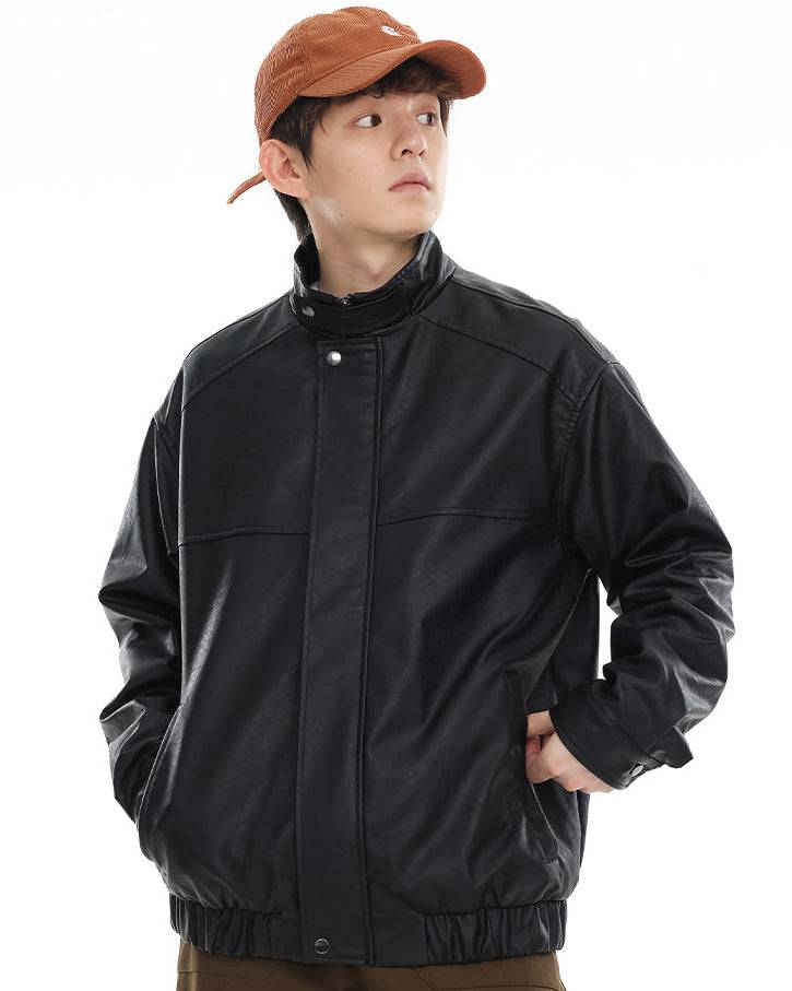 The Atlas Edge Motorcycle Leather Jacket