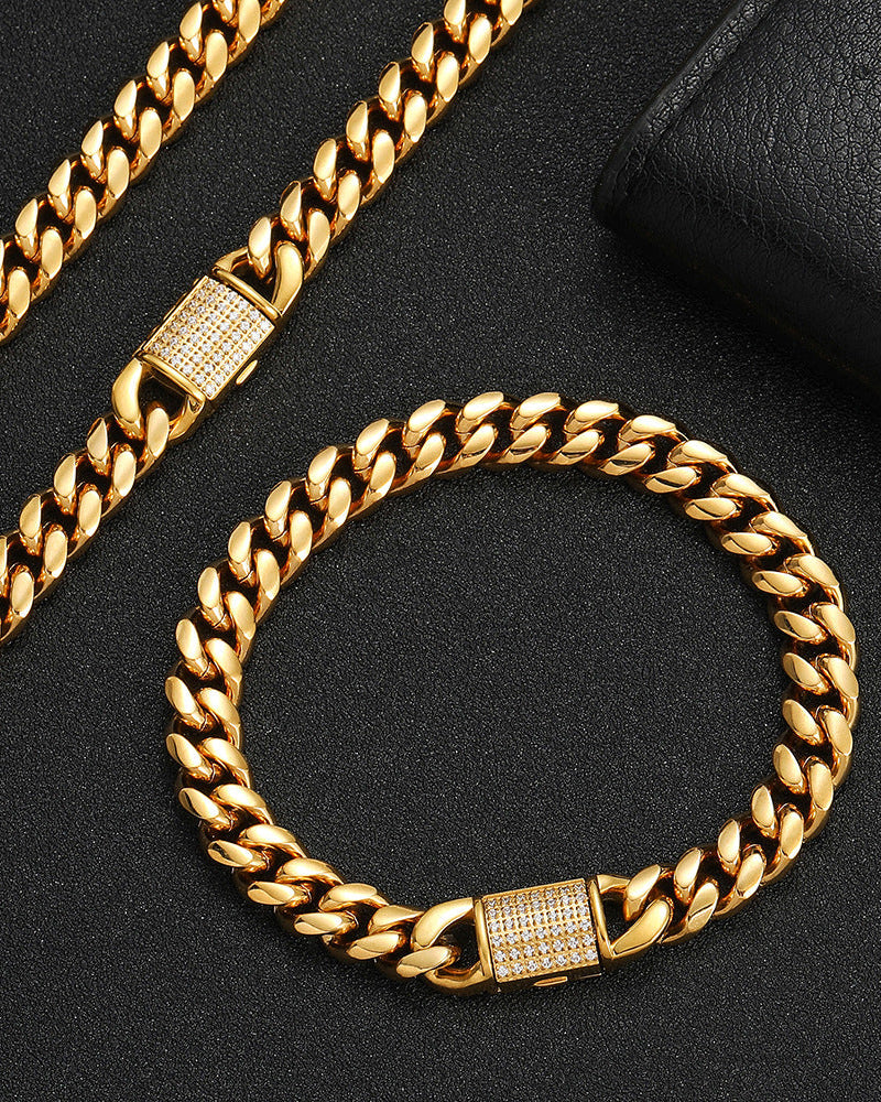 Imperial Pavé Cuban Link Bracelet