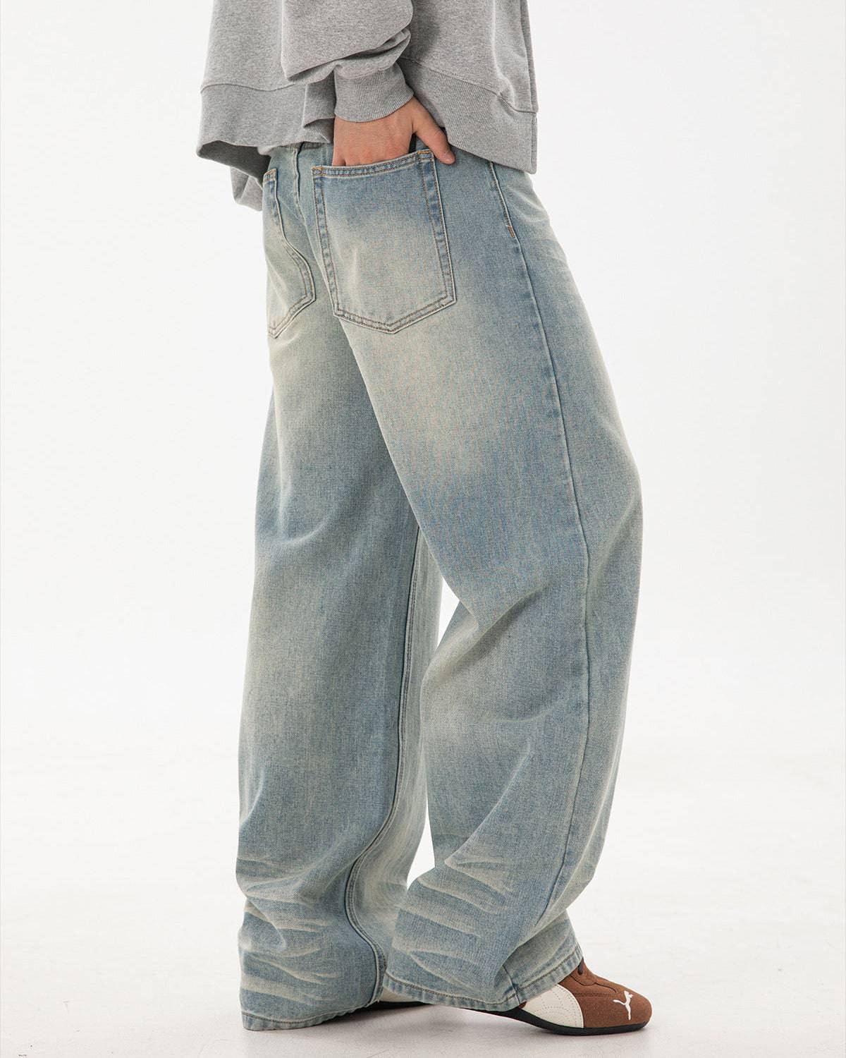 The  Whisper Wash Straight Jeans