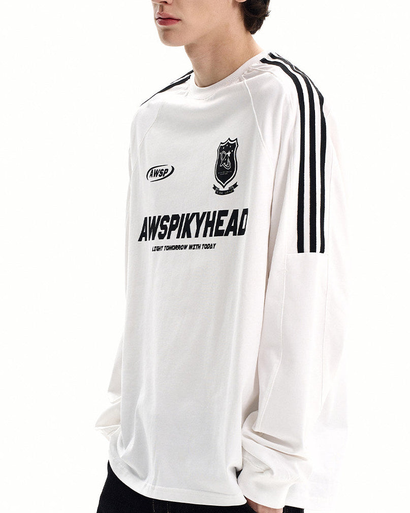 Solid Cotton Blend Crewneck Sweatshirt