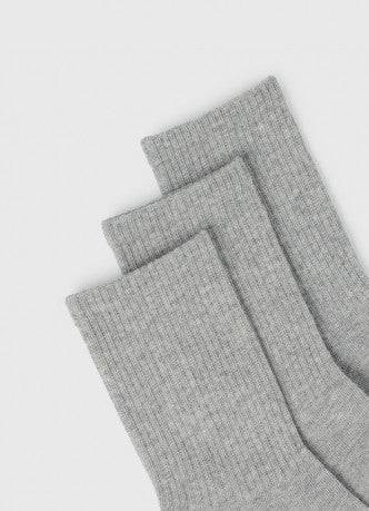Ribbed Thigh High Socks 3 Pairs