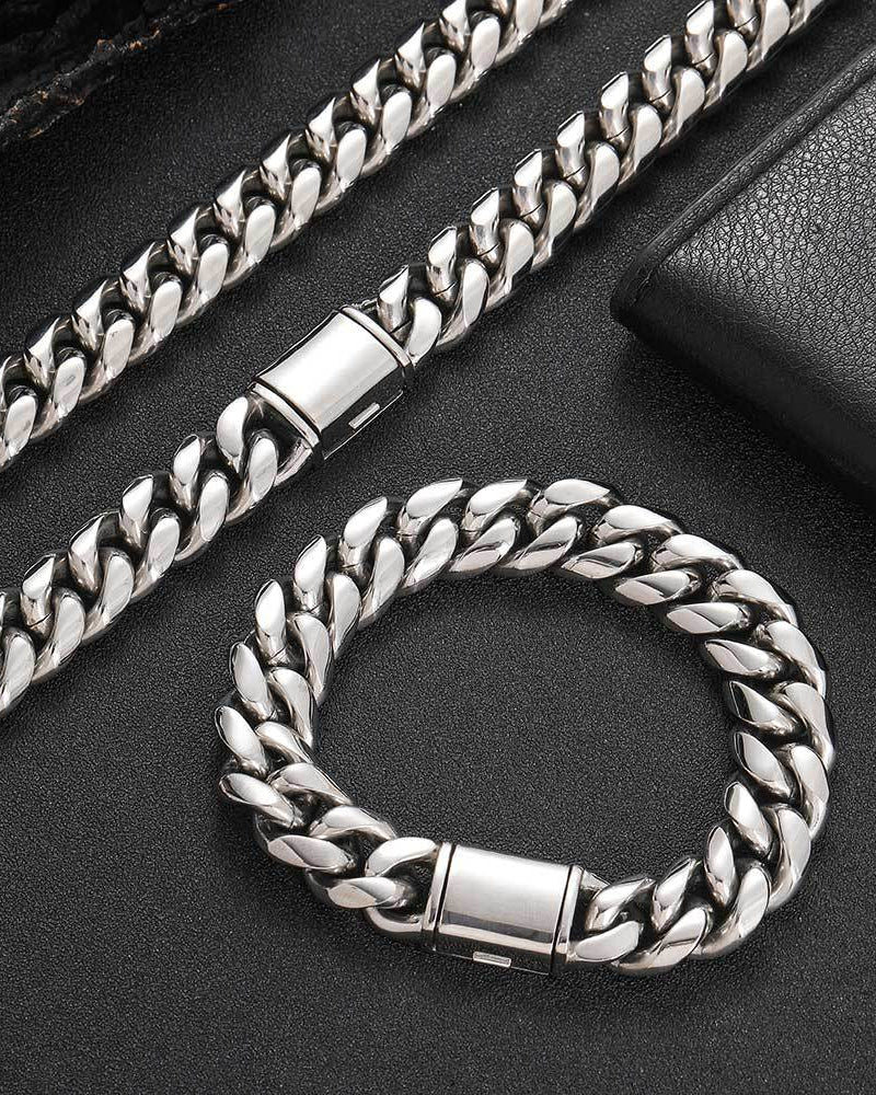 Signature Polished Cuban Link Bracelet