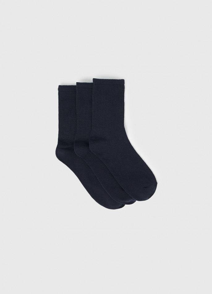 Ribbed Thigh High Socks 3 Pairs