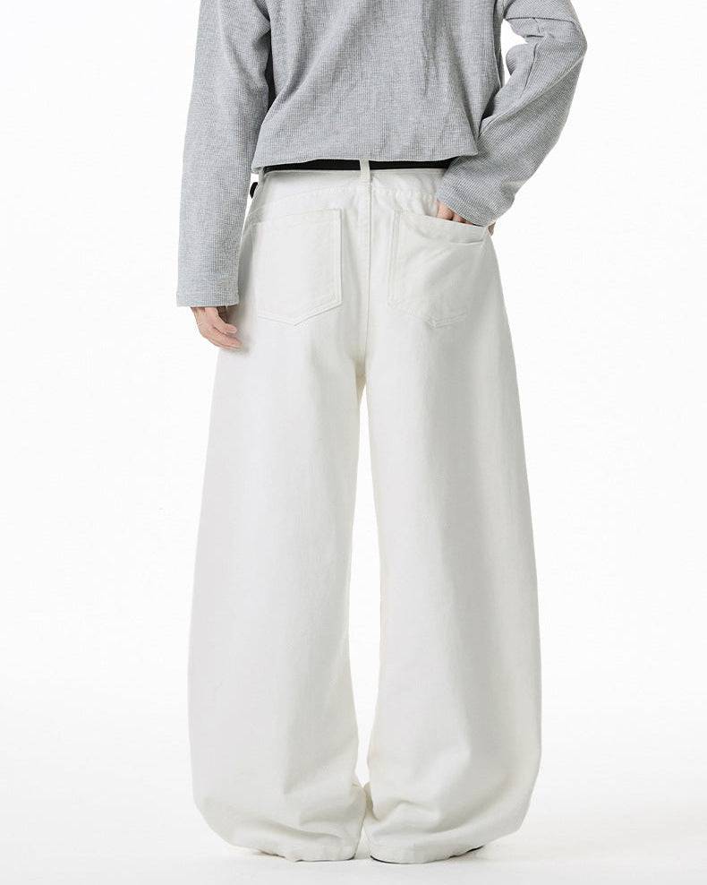The Contour Split Cotton Jeans