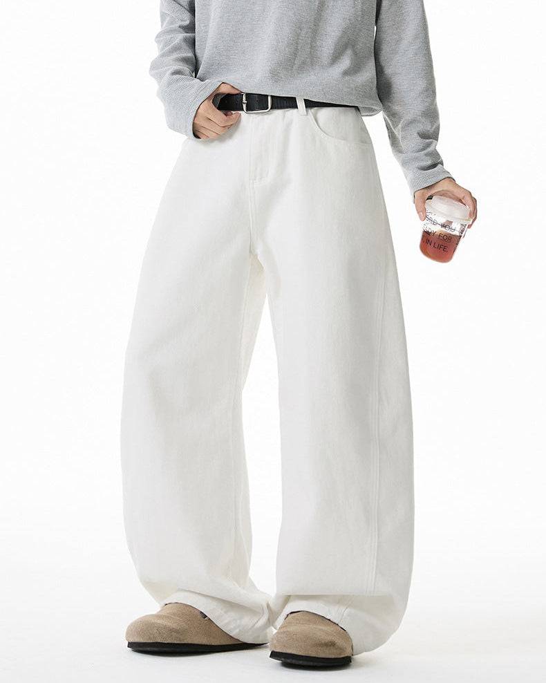 The Contour Split Cotton Jeans