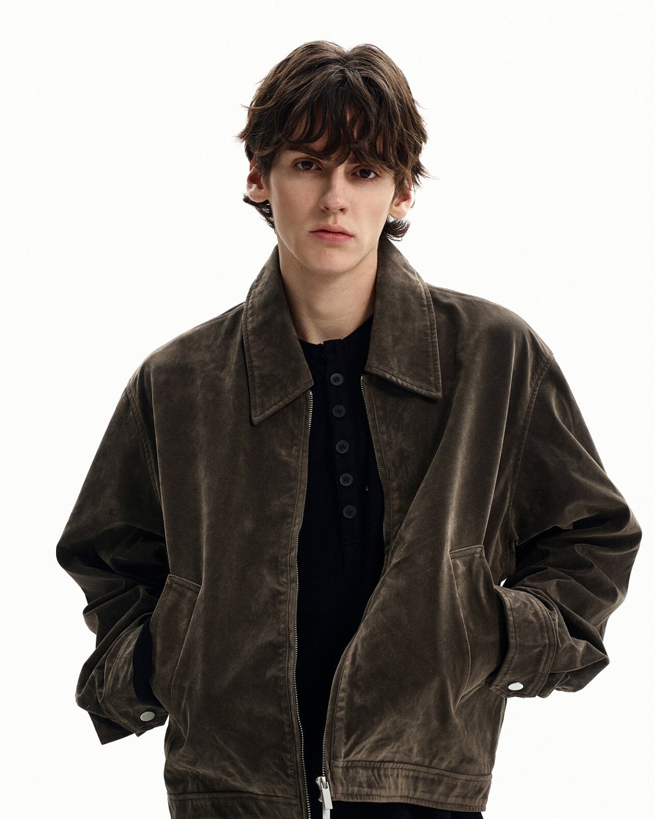 Vintage Wash Cotton Casual Jacket