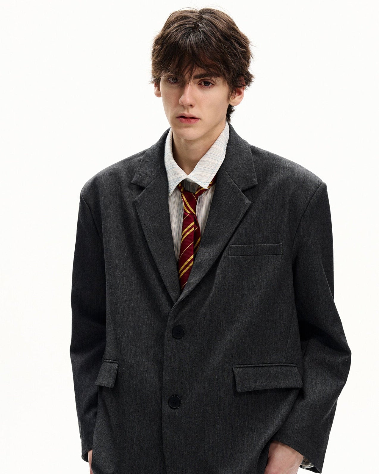 Classic Tailored Wool Blazer